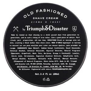 Triumph & Disaster Old Fashioned Shave Cream Jar