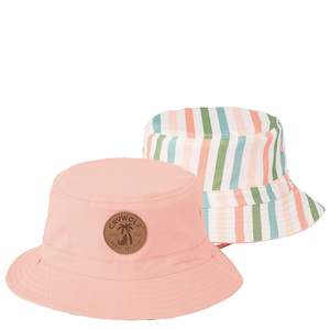 Crywolf Reversible Bucket Hat - Summer Stripe