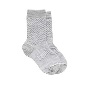 Lamington Merino Crew Baby Socks - Bunny