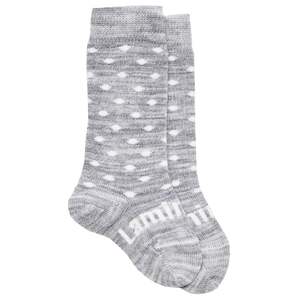 Lamington Merino Knee High Baby Socks - Snowflake