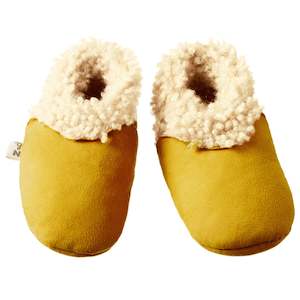 Nature Baby Lambskin Booties - Palm