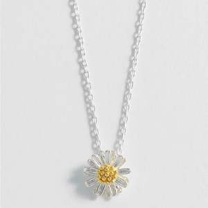 Estella Bartlett Wildflower Necklace - Silver Plated