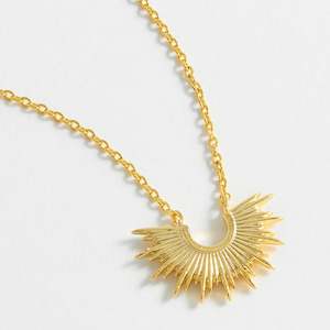 Estella Bartlett Sunburst Necklace - Gold Plated