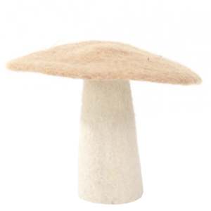 Muskhane Felt Mushroom - Large Nude