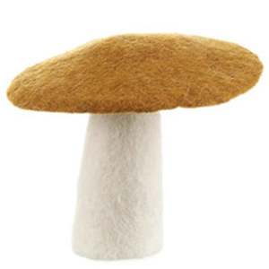 Muskhane Felt Mushroom - Large Gold