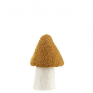 Muskhane Felt Morel Mushroom - Small Gold