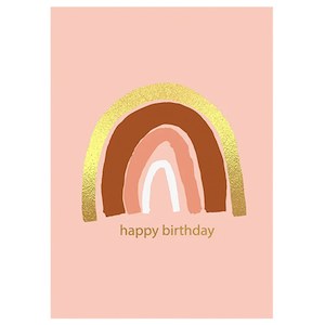 Papier HQ Card - Gold Rainbow