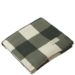 Kitchenware: Nature Baby Organic Cotton Dune Bassinet Blanket - Thyme Check