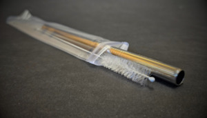 ECO Stainless Steel Straw for Bubble Tea with Brush