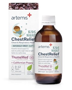 Artemis Kids Chest Relief Herbal Tonic - Night