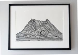 Health supplement: MONNI Mt Ruapehu | Original Framed Artwork