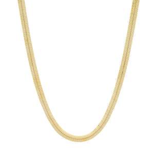 Monarc Jewellery Silky Tie Necklace, Gold Vermeil