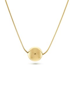 Monarc Jewellery Josephine Orb Necklace, Gold Vermeil