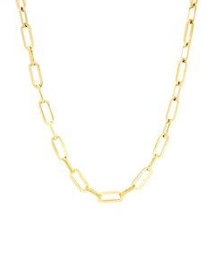 Monarc Jewellery Suitor Chain Necklace, Gold Vermeil