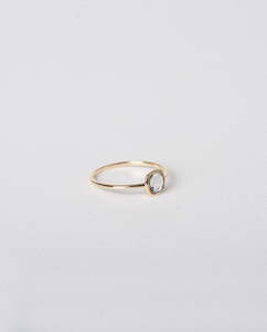 Charlotte Penman Fine Indy Ring | Green Amethyst | 14k Gold