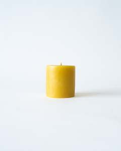 Eco Art Beeswax Pillar Candle