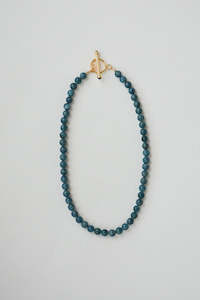 Health supplement: Charlotte Penman Tate Necklace | Garnet & Blue Apatite | Gold