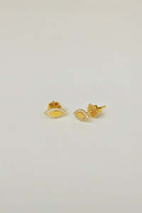 Charlotte Penman Fine | Cappadocia Studs | Diamonds | 9k Yellow Gold