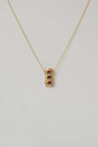 Charlotte Penman Casa Frida Necklace | Garnet | Gold