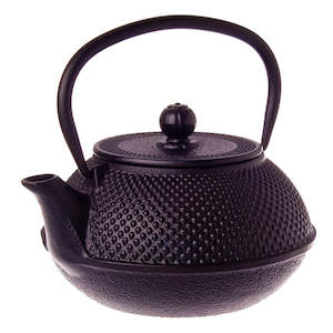 Fine Hobnail Cast Iron Teapot