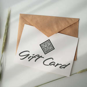 Tea wholesaling: Gift Card