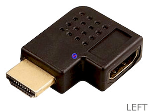 Right Angle R/A 90° Degree LEFT HDMI Male to Female RA Elbow