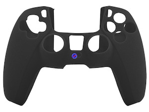 Black Anti-Slip Silicone Rubber PS5 Controller Protective Sleeve Grip Cover