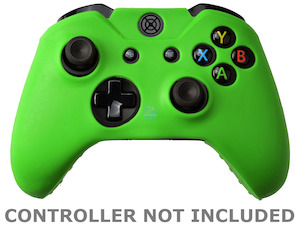 Green Anti-Slip Silicon Rubber XBox One Controller Protective Sleeve Grip Cover