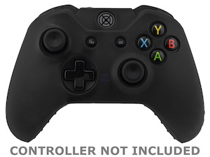 Black Anti-Slip Silicon Rubber XBox One Controller Protective Sleeve Grip Cover