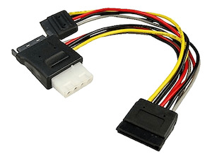 SATA to 2x Female SATA Power Cable Splitter Adapter Converter