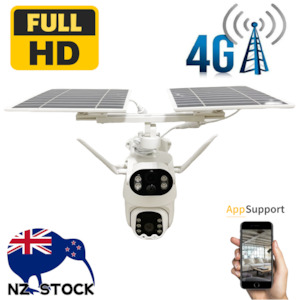 4G Dual Lens HD Solar Security Camera