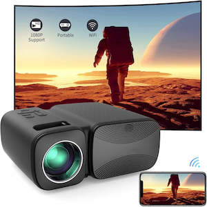 Projector: Portable WiFi Projector with HDMI