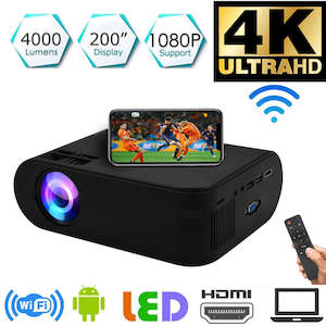 Projector: HD Projector 4000LM Home Theater