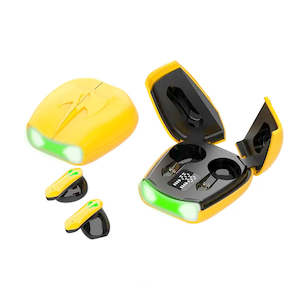 Bluetooth Earphones Bumblebee Yellow