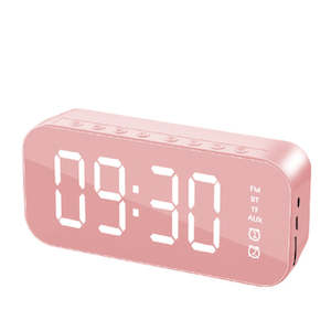 Speakers: Mirror Alarm Clock Bluetooth Speakers