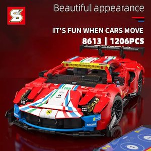 Building Blocks Sports Cars Toy 1206+PCS