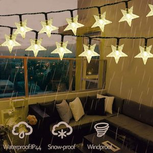 Decor Lights: Solar Christmas String Lights Xmas Tree Decorations