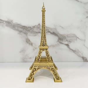 3D Printed Golden Eiffel Tower