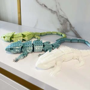 3d Printing: 3D Printed Crocodile-Skinned Dinosaur