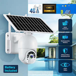 Solar Powered Cameras: 4G Solar PTZ Camera 1080P HD