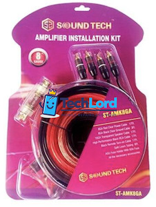 Telephone including mobile phone: ST-AMK8GA 8 Gauge Amplifier Wiring Kit Brand New