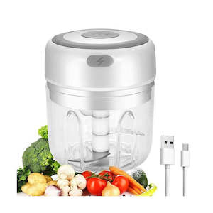 Mini Portable food chopper USB Chargeable - White