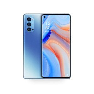 Computer: Oppo Reno4 5G 8GB 128GB Galactic Blue Dual Sim - Premium - Pre-owned