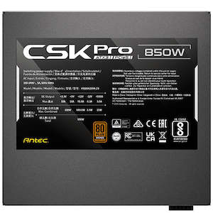 Antec CSK850 PRO 850w Bronze semi-modular PSU