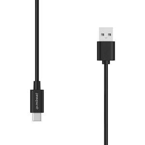 mbeat Prime USB-C to USB-A Charge and Sync Cable-1m