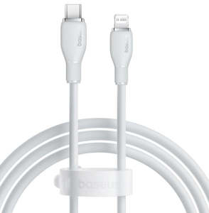 Baseus Pudding Series Fast Charging Cable USB to iPhone 2.4A 1.2m Stellar White