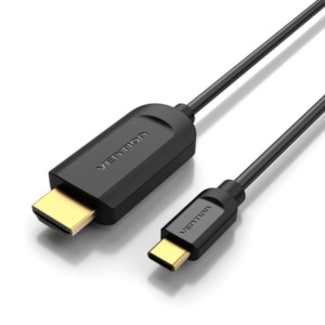 Audio Visual: Vention Type-C to HDMI Cable 2M Black