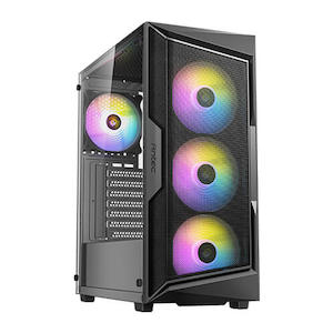 Antec AX61 Elite mid tower gaming case ARGB fan x 4, GPU Length 320mm