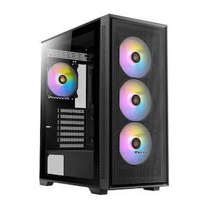 Antec AX81 Elite mid tower gaming case ARGB fan x 4  365mm GPU clearence