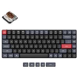 Keychron K3P-H3, 75% Layout 84 Keys, Brown Switch, RGB, QMK/VIA, Hot-Swap, Low P…